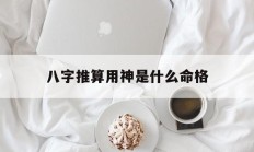 八字推算用神是什么命格_(八字用神的准确方法是怎样的)