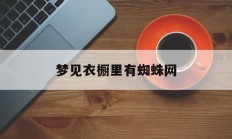 梦见衣橱里有蜘蛛网_(梦见蜘蛛在衣服里)